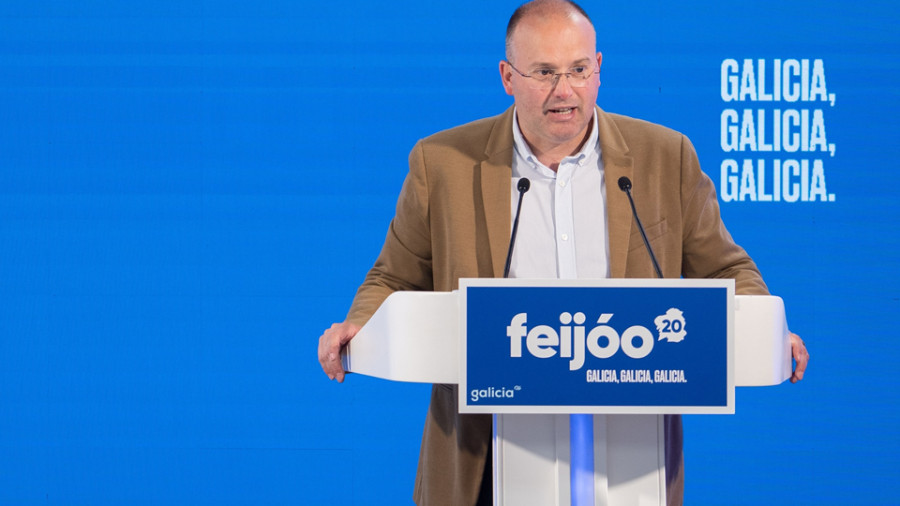 El PPdeG vuelve a primar “Galicia” y “Feijóo” sobre las siglas del partido