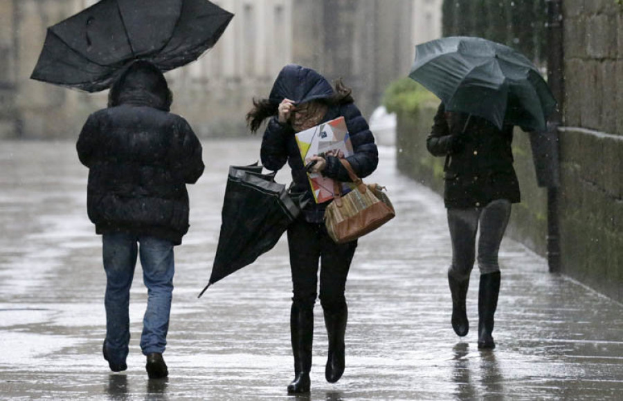 La borrasca Amelie activa la alerta naranja en A Coruña