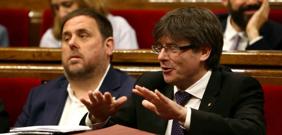 Puigdemont reta a Rajoy a aclarar si  va a utilizar “la fuerza” en Cataluña