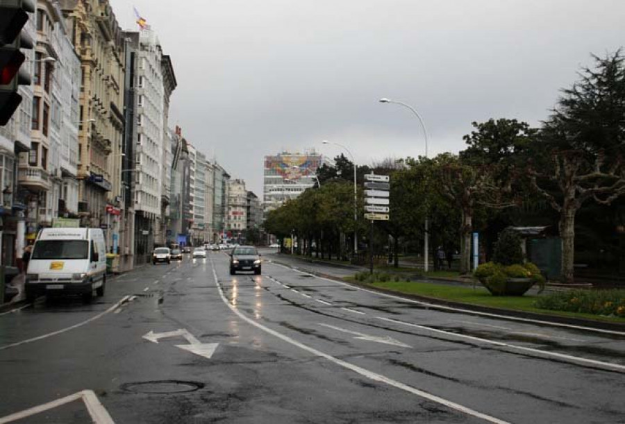 A Coruña reformará los Cantones para dar 11.000 metros cuadrados al peatón