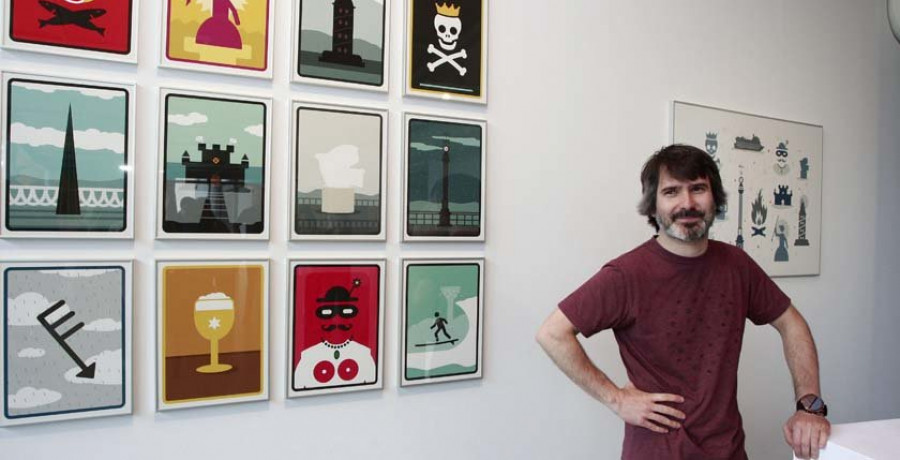 Héctor Francesch reinterpreta la ciudad a través de doce iconos con su nuevo proyecto “Suite Coruñesa”