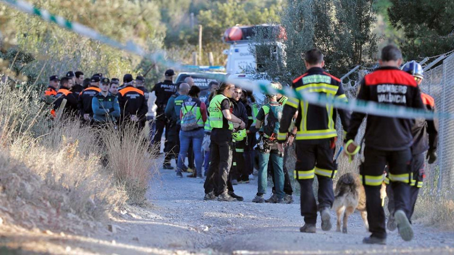 Hallan semienterrados los cuerpos sin vida de los dos niños buscados en Godella