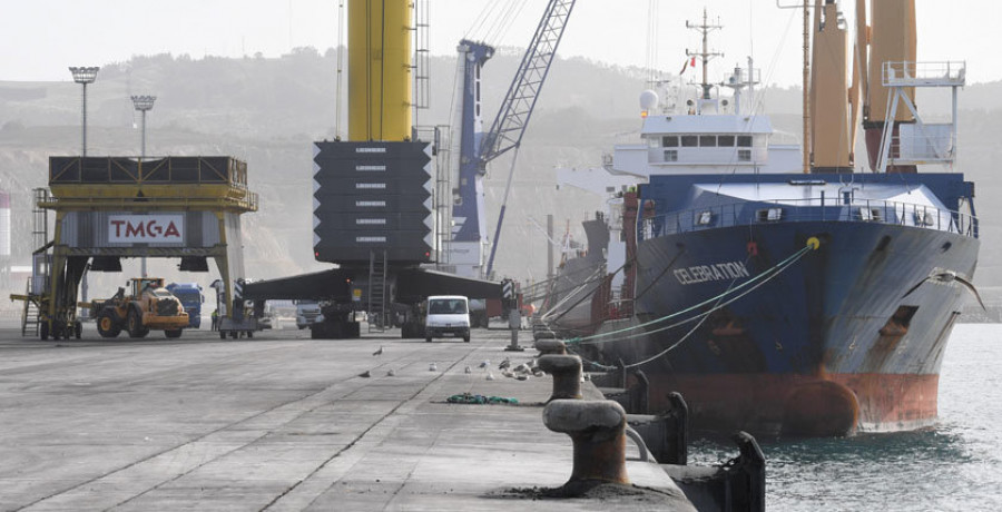 El volumen de tráficos en el Puerto coruñés  se incrementó un 23% en enero en relación al año pasado