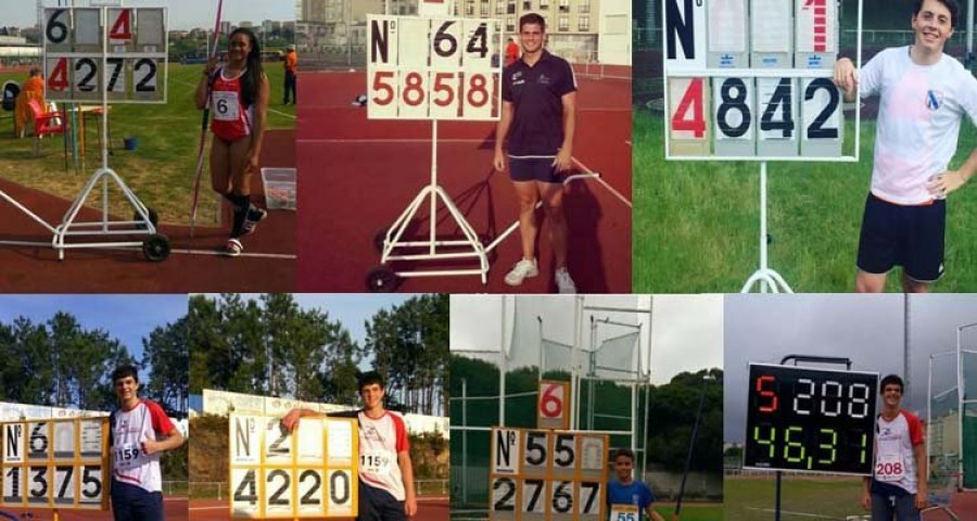 La Escuela de Lanzadores de A Coruña completó una gran temporada