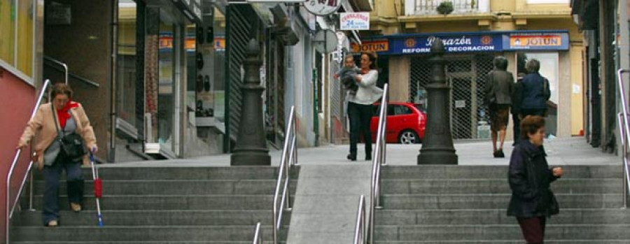 La instalación de escaleras mecánicas en San Agustín comenzará el miércoles