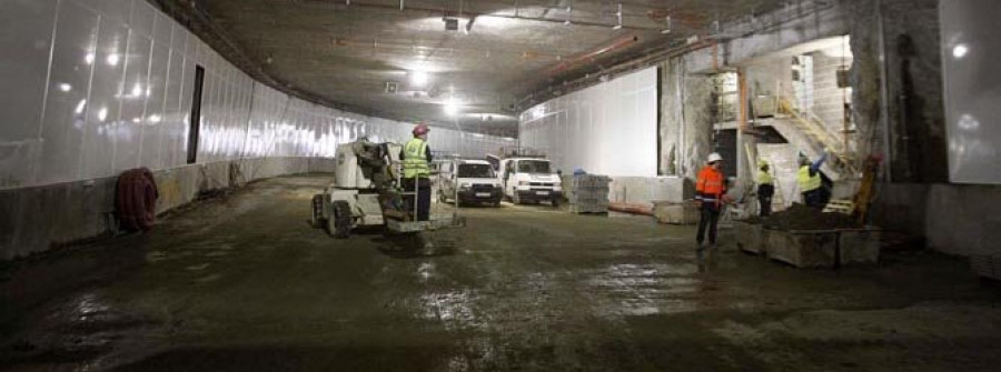 El túnel de La Marina se abrirá a la circulación a mediados de mayo
