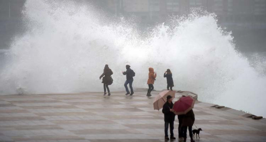 Aviso amarillo hoy viernes en el litoral gallego