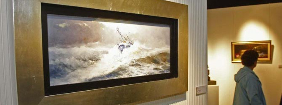 Xerión cuelga de sus paredes el espectáculo de la violencia del mar vista por el prisma de “Fonfría”