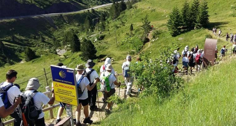 Los peregrinos eligen las rutas minoritarias del Camino