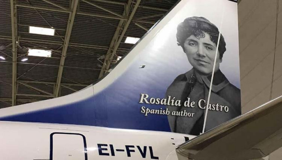 Norwegian Air dedica un avión a Rosalía de Castro