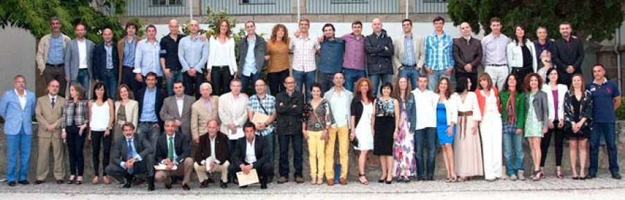 Los primeros alumnos del  INEF de Galicia