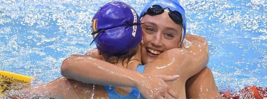 Mireia y Judit encabezan el podio de 200 mariposa