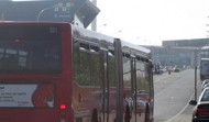 El autobús de la línea 11 se estrena  por las calles del polígono de A Grela