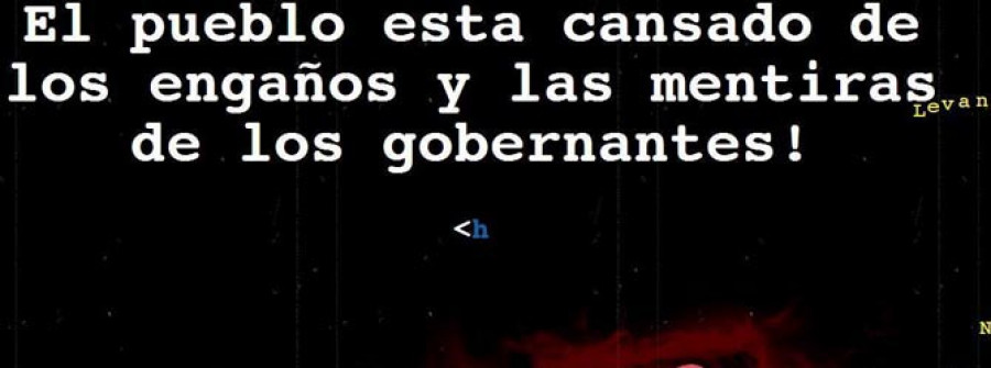 Anonymous ataca la página web de los populares de Burela para exigir “justicia y equidad”