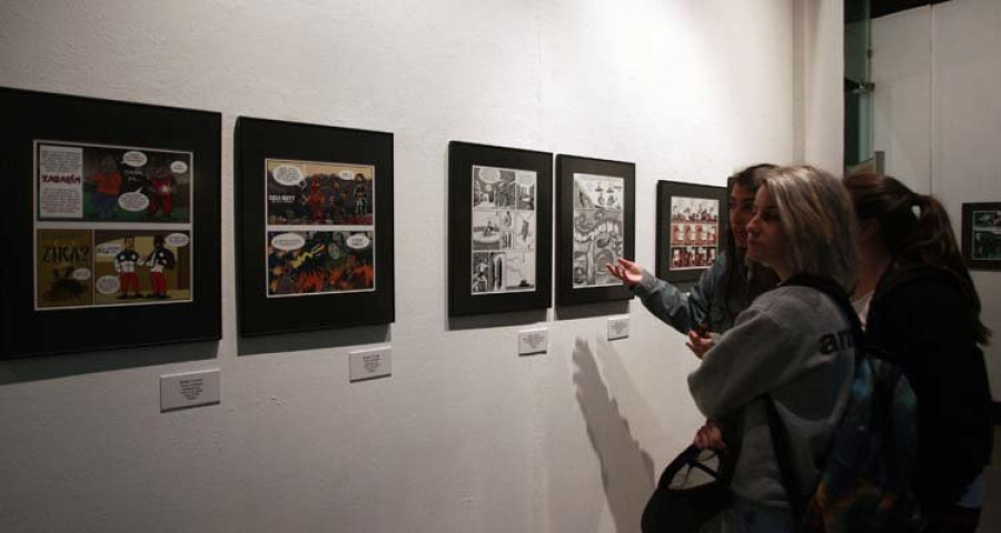 Reportaje | Una nueva exposición “de entidad propia” da visibilidad 
a las propuestas del cómic gallego