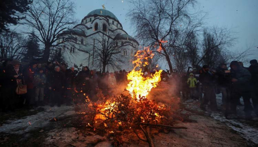 Los serbios ortodoxos celebran ahora el nacimiento de cristo