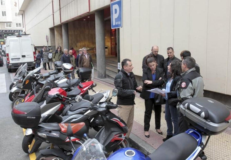 Los aparcamientos para motos aumentaron un 56% desde 2011