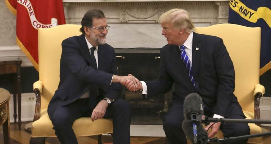Trump defiende 
una España “unida” y tacha de “tontería” que Cataluña no siga dentro de este “bello país”