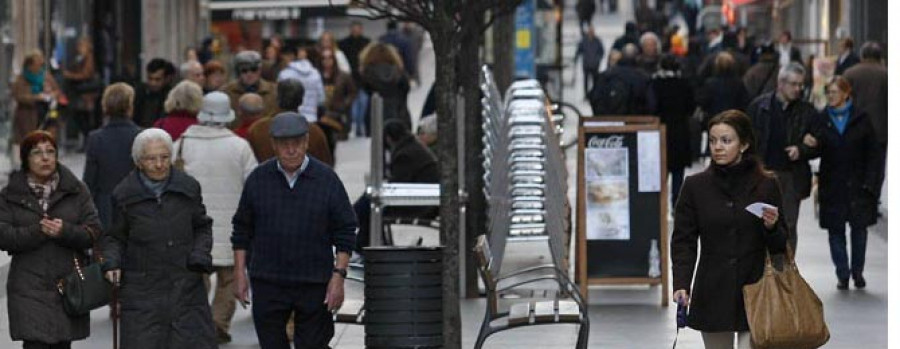 La calle Barcelona fue la vía comercial más transitada de toda Galicia en 2012