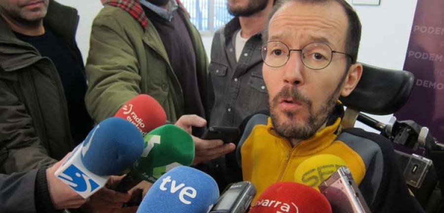 Critican a Echenique por usar medios de Podemos para presentar propuestas “pablistas”
