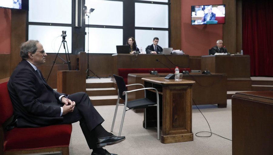 Quim Torra admite que desobedeció y considera que sufre un “juicio político”