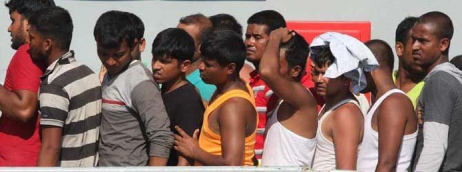 Llegan a Italia los supervivientes de  la última tragedia en el Mediterráneo