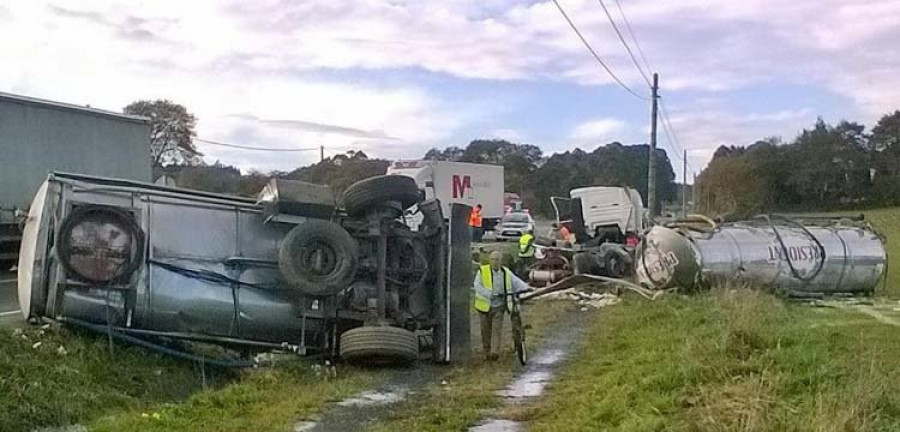 Un segundo camión sufre un accidente en Curtis en apenas veinticuatro horas