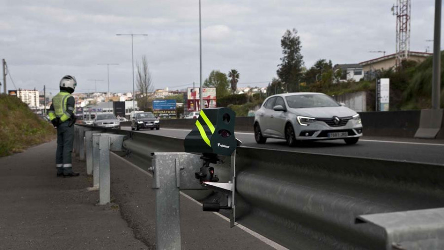 Los radares móviles multan más que los fijos en los accesos a la ciudad