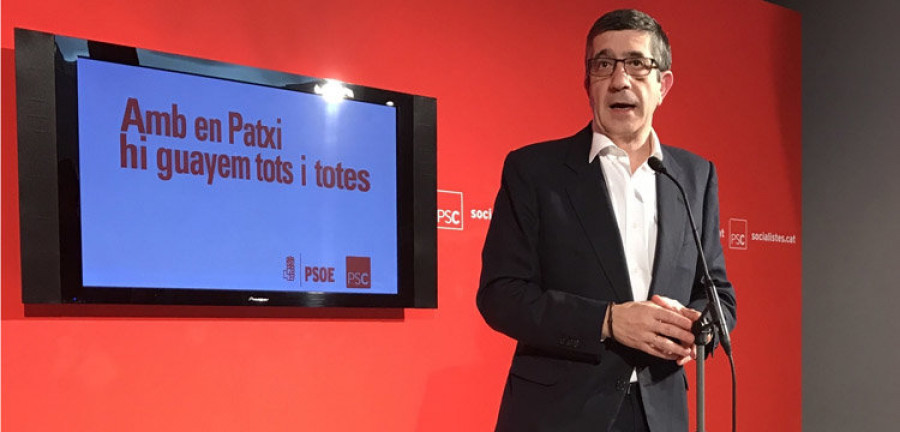 Patxi López descarta aliarse con Pedro Sánchez para presentar una candidatura conjunta