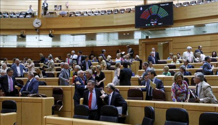 El Senado rechaza "equilibrar" el reparto del déficit entre el Estado y las comunidades autónomas