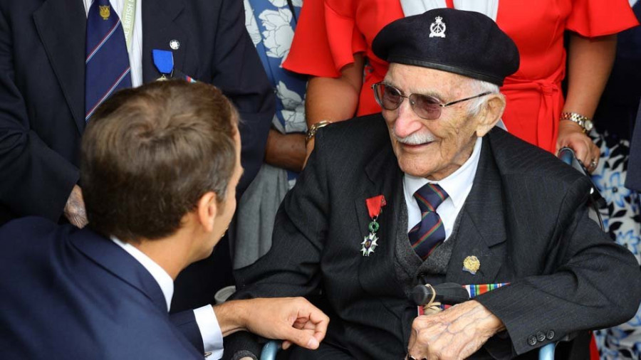 Los líderes mundiales rinden tributo a los veteranos del Día D en Portsmouth