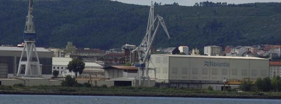 La plantilla de Navantia en la ría ferrolana vuelve a la calle