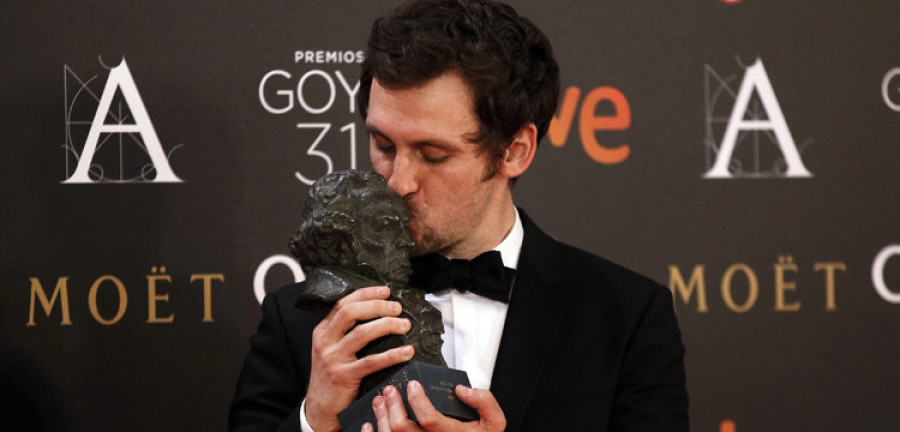 El coruñés Alberto Vázquez, premiado por partida doble  en la gala de los Premios Goya