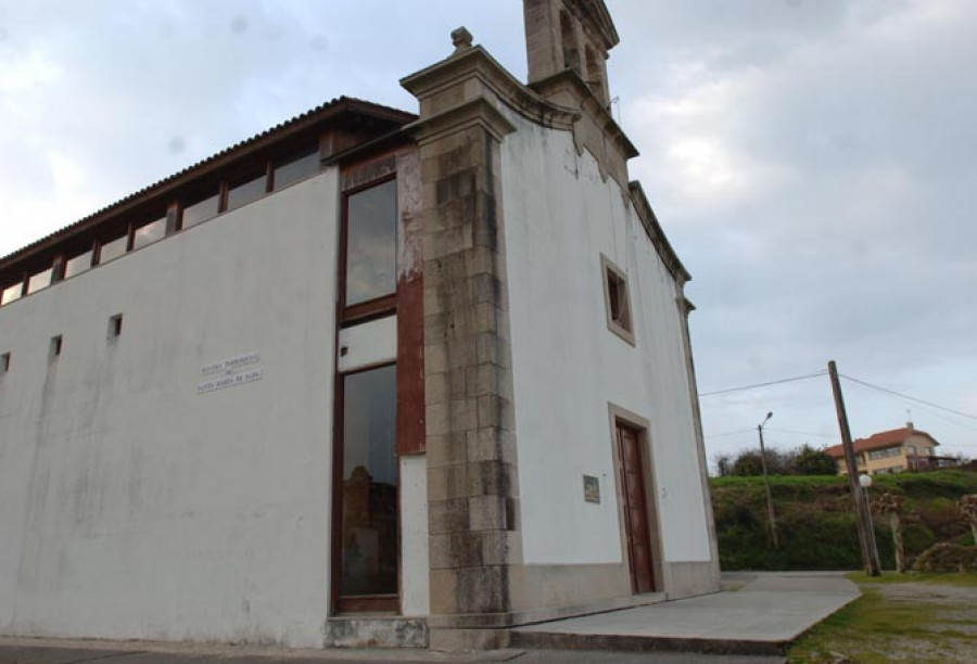 SADA - Una obra impide el acceso de tráfico rodado a la iglesia de Sadadarriba