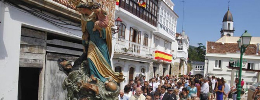 La patrona de Cedeira sale hoy a navegar en la procesión marítima