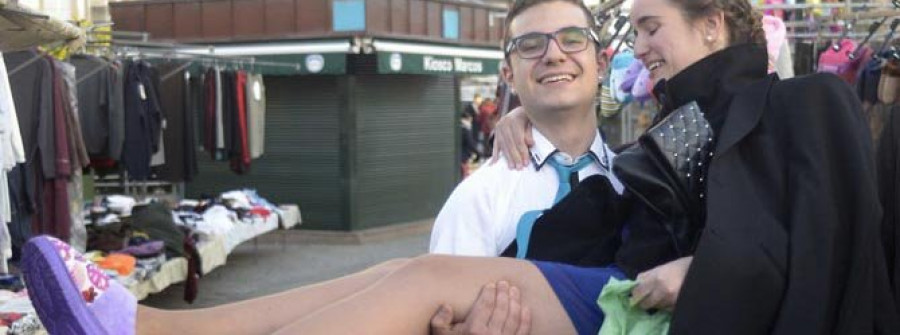 Una nueva edición de la Feria  de Año Nuevo en Betanzos transcurre con total normalidad