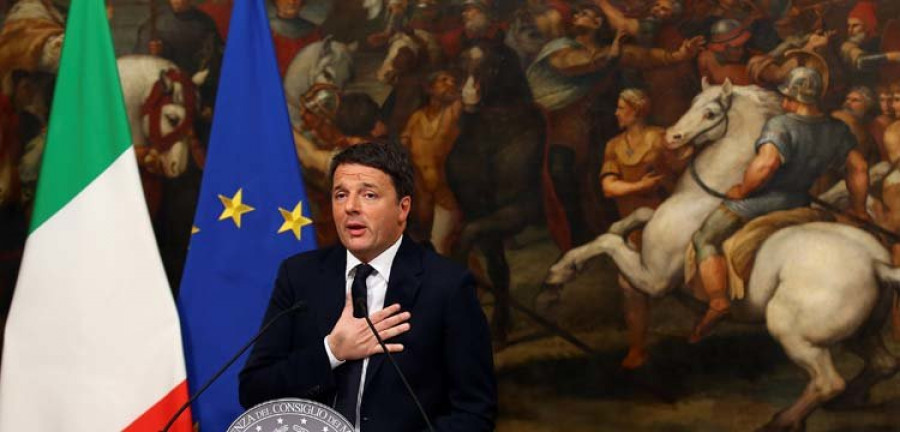 Renzi retrasa su dimisión hasta que el Parlamento apruebe los presupuestos