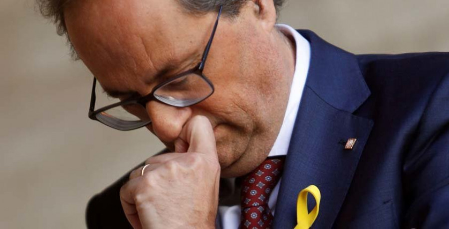 Torra llama a parar ya los actos vandálicos para no dañar al independentismo