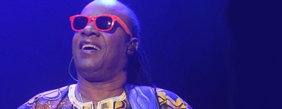 Stevie Wonder conquista Sao Paulo y da su propio homenaje a Nelson Mandela