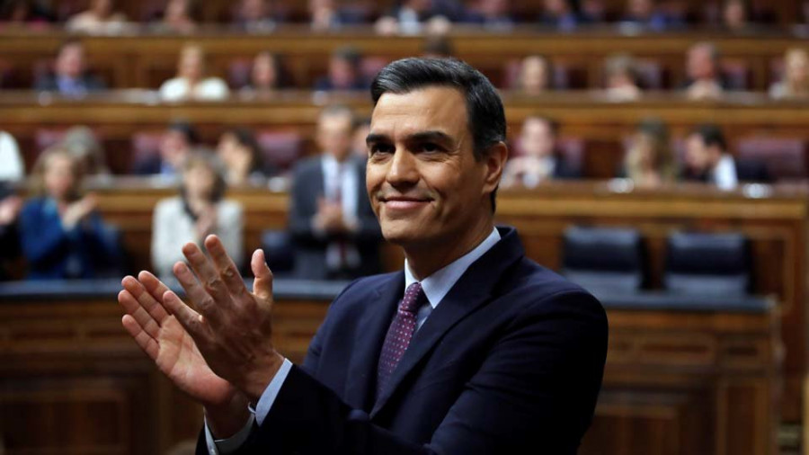 Pedro Sánchez, en los Premios Goya