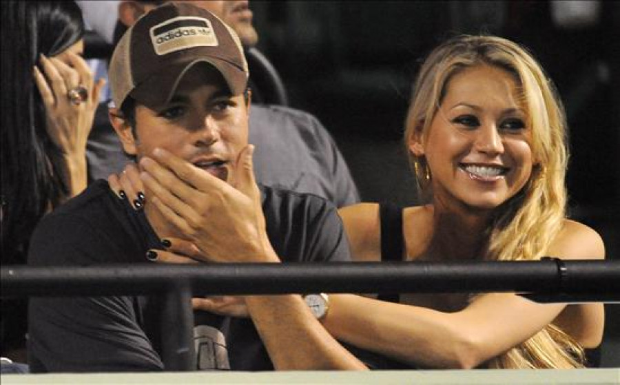 La relación entre Enrique Iglesias y Anna Kournikova en apuros, según el New York Post