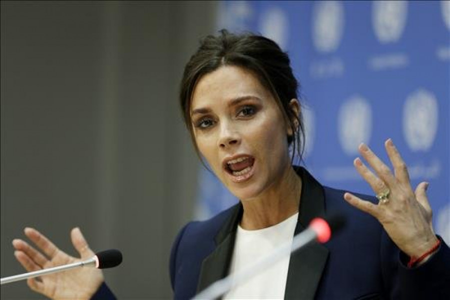 Victoria Beckham quiere ser la voz de las madres y los niños con sida