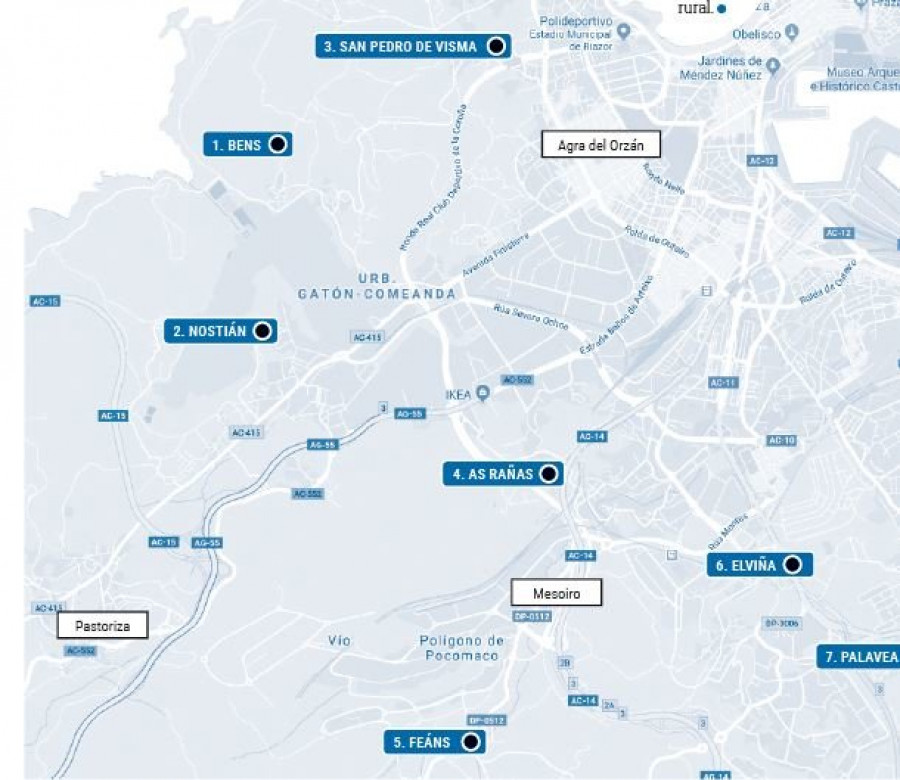 Los núcleos rurales del municipio resisten la bajada del padrón pero sufren con la expansión de la ciudad