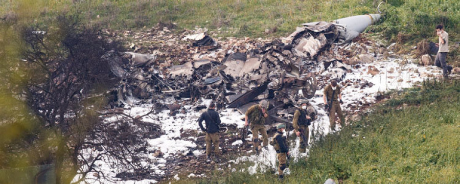 Derriban un avión israelí  que participaba en un ataque a objetivos iraníes en Siria