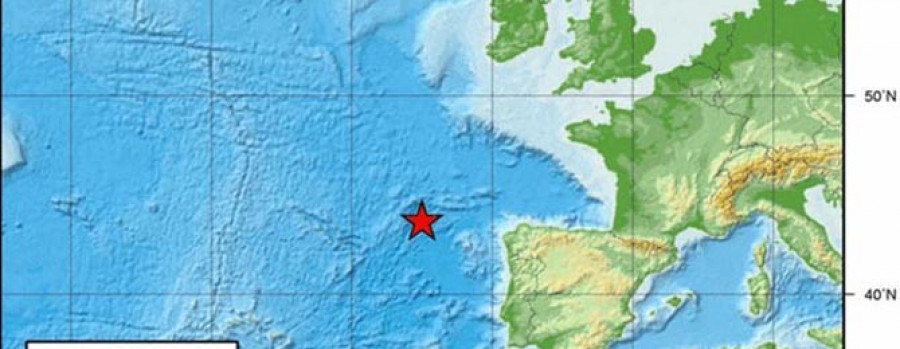 El terremoto registrado cerca de la costa gallega carecía de intensidad como para provocar un tsunami