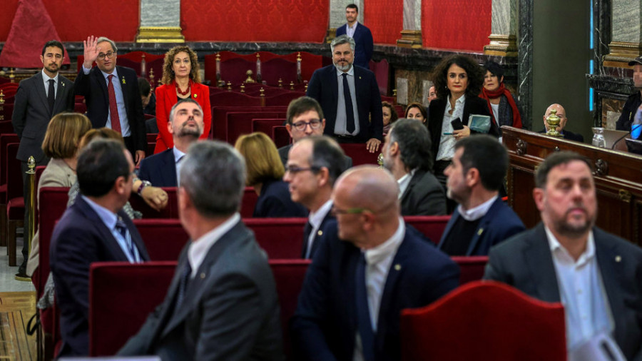 Los acusados presentan el juicio como una “causa general” al independentismo