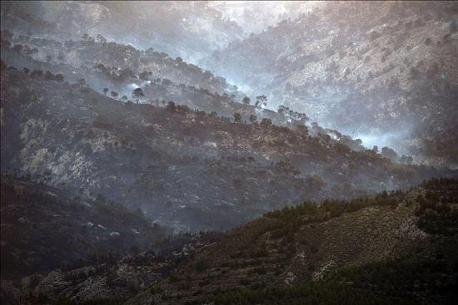 El incendio de Quesada (Jaén) ha quemado más de diez mil hectáreas