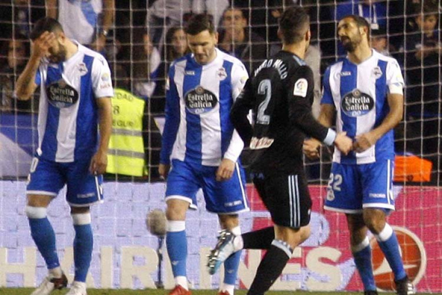 El Depor ha encajado tres o más goles en seis de las 17 jornadas