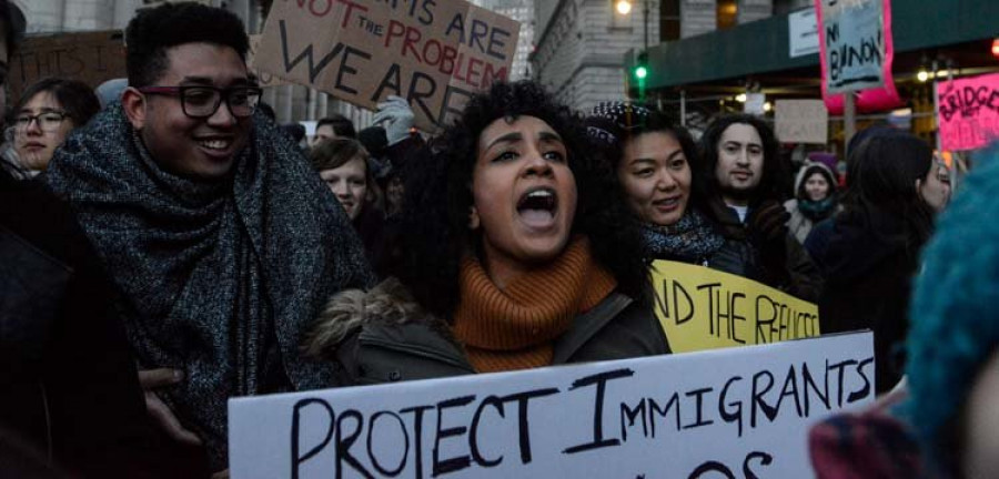 Obama apoya las protestas contra el veto de Trump y avisa de que los valores de EEUU están en peligro