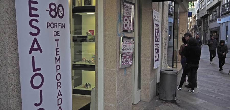 A Coruña es la ciudad gallega más perjudicada por la crisis del consumo